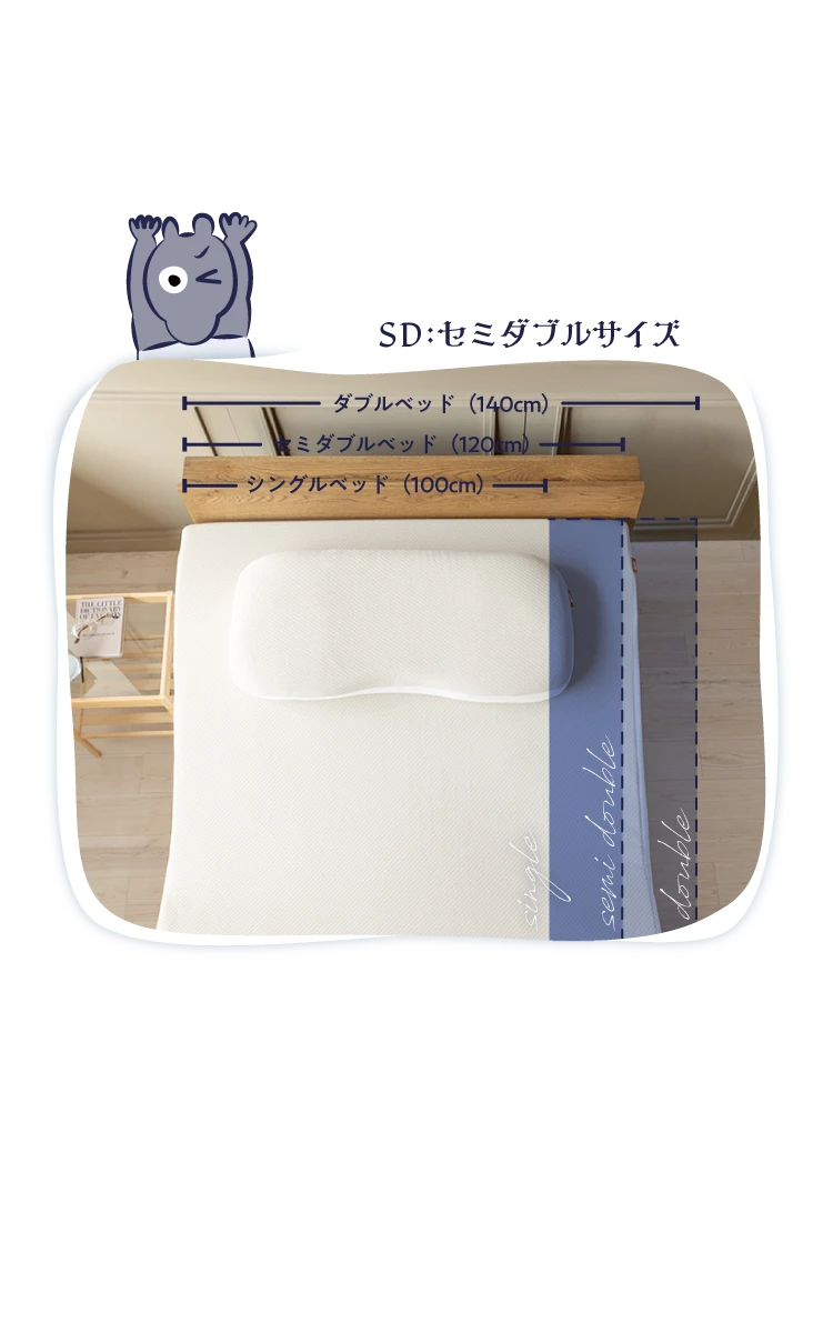 NP腰眠マットレス シングル+専用まくらセット NELUD(ネルディ