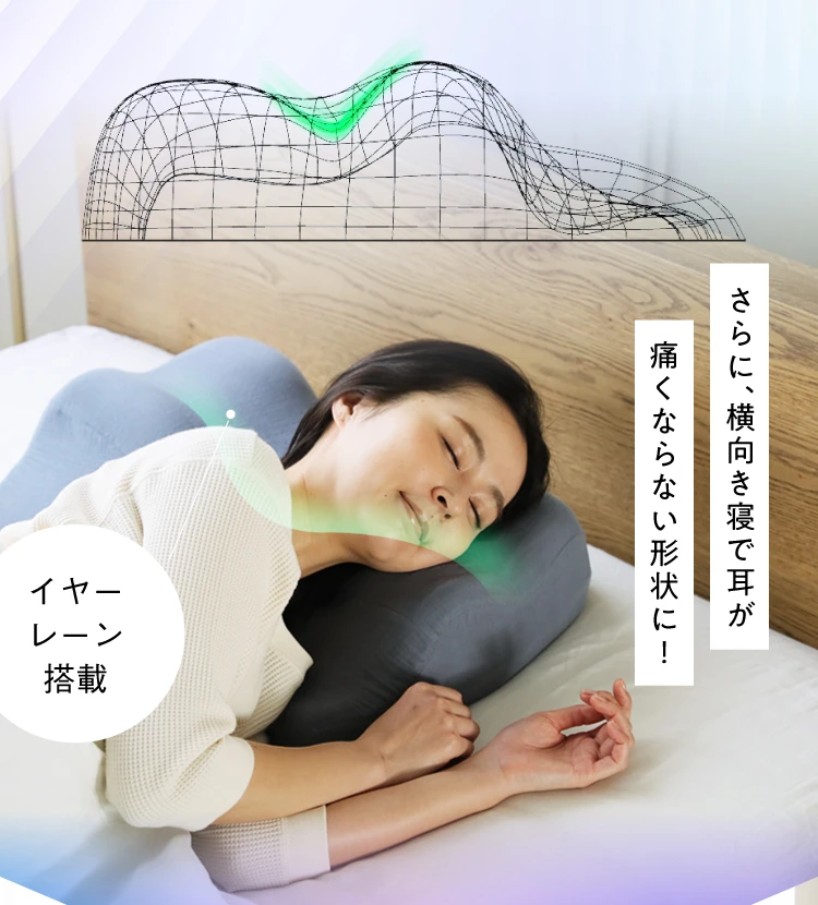SU-ZI] [スージー] 睡眠坂まくら 枕 まくら いびき いびき防止 仰向け