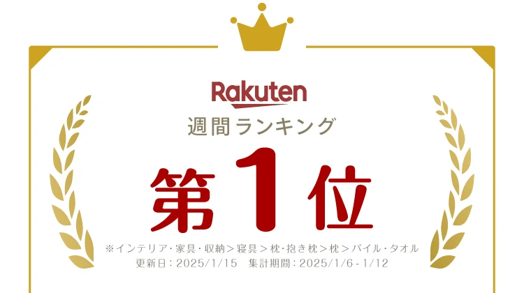 権威性セクション 楽天週間ランキング第1位