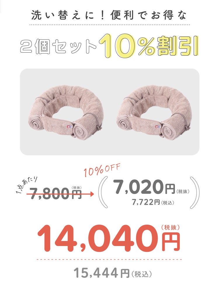 2個セット10％OFF