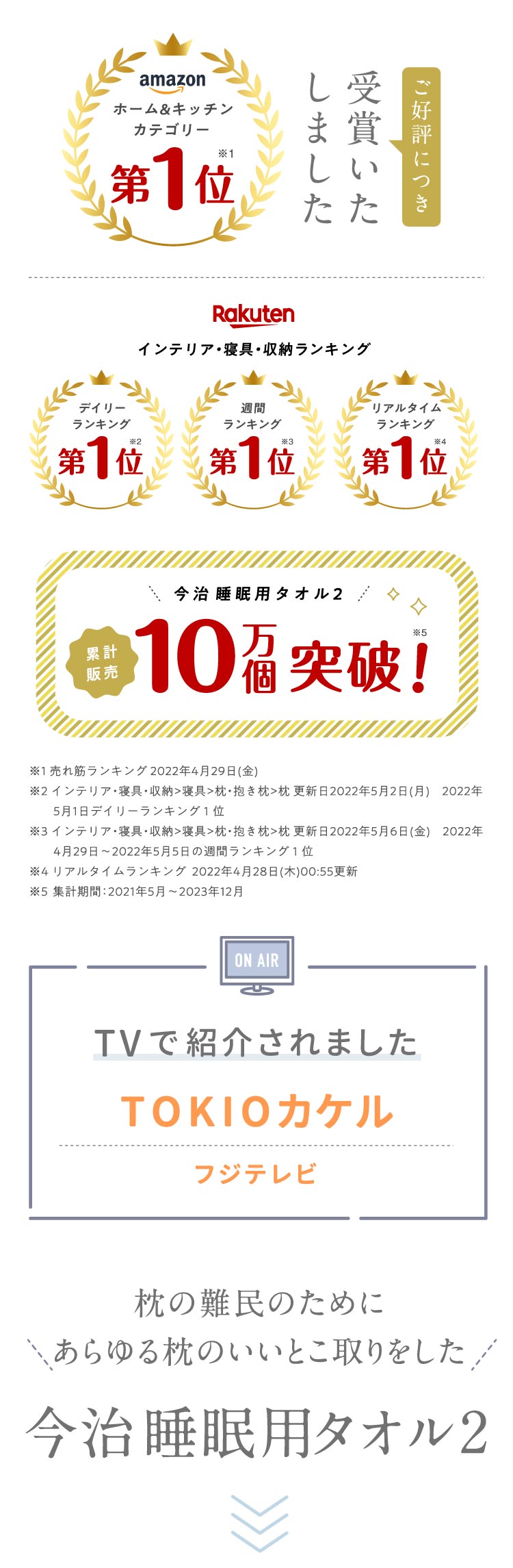 ご好評につき受賞いたしました