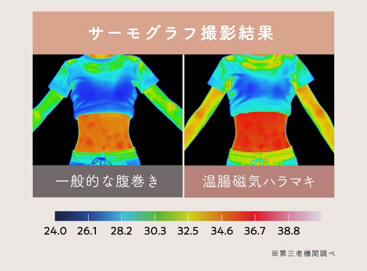 サーモグラフ撮影結果