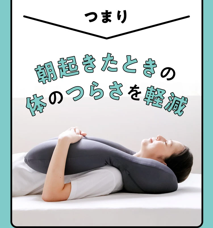 朝起きたときの体のつらさを軽減