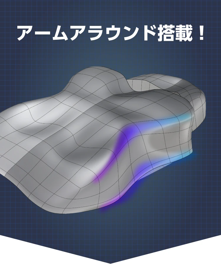 アームアラウンド搭載