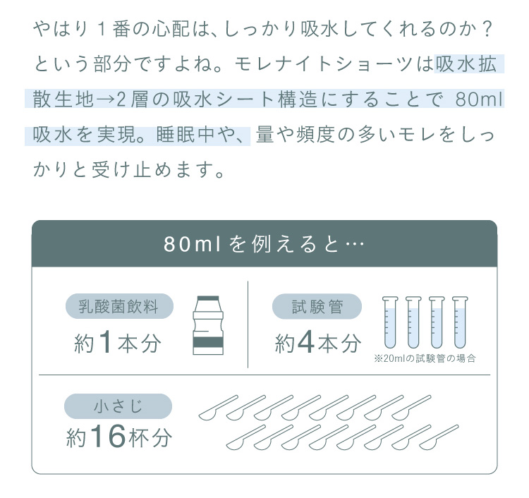 80ml分は、試験管約4本分