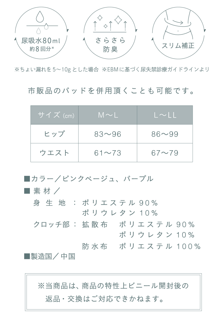 モレナイトショーツ　商品詳細