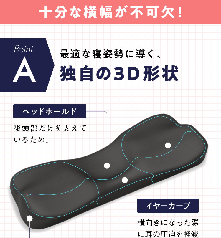 十分な横幅が不可欠