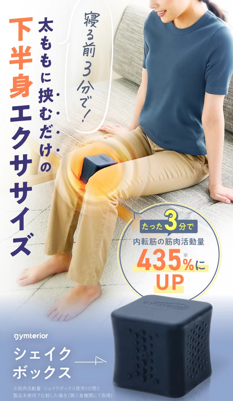 シェイクボックス 太もも用エクササイズ 楽天市場】シェイクボックス gymterior (ジムテリア) お手軽 電動 振動