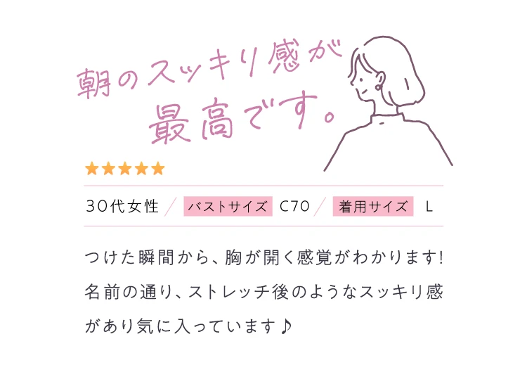 朝のスッキリ感が最高です。